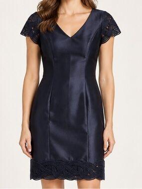 Tosca Couture Cap Sleeve Dress $2970 Women's Sz. L
